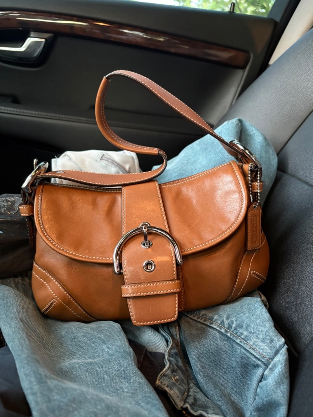 Coach Soho purse tan